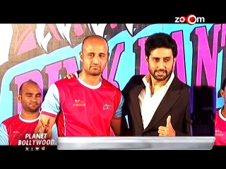 Abhishek Bachchan promotes his Kabaddi team