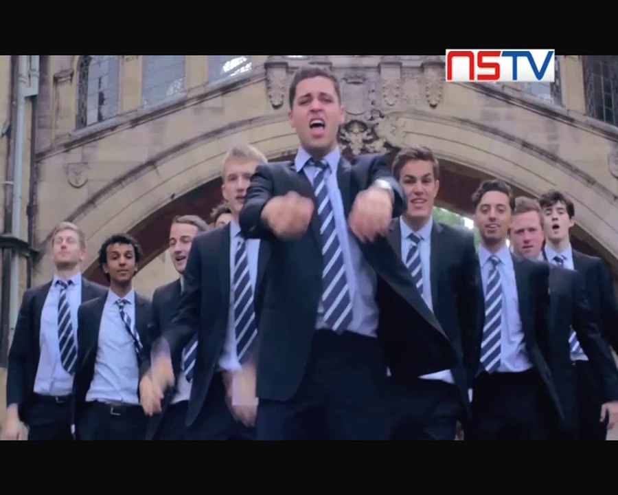 Oxford guys imitate Shakira's hit songs