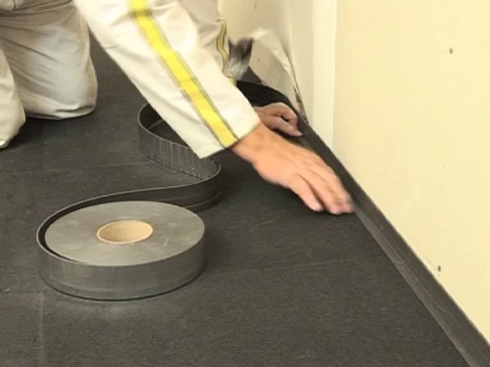 Isolation acoustique sous carrelage Weber (weber.sys impact)