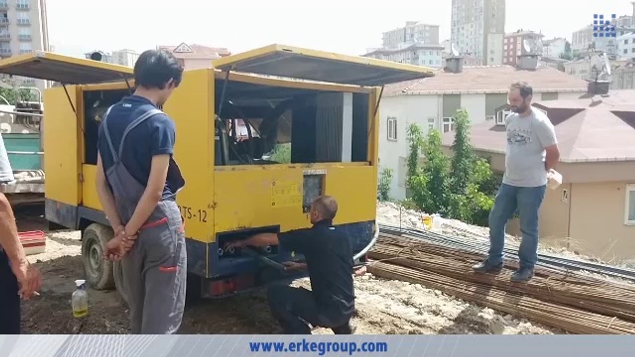 ERKE Dış Ticaret ltd., CompAir C160 TS12 Diesel Portable Compressor - Zemin Mühendislik - www.erkegroup.com