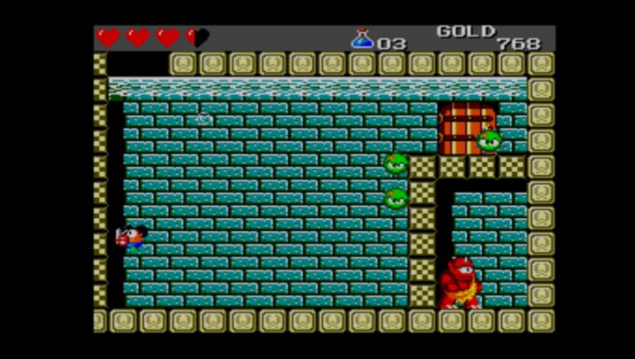 Let's Play Wonderboy III The Dragon's Trap #3 I'm Falling