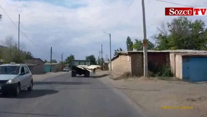 Bisikletle giderken başına bunlar geldi