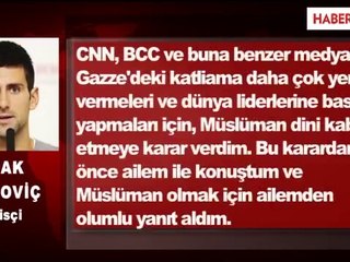 Djokoviç, Gazze Saldırıları Nedeniyle Müslüman Olmaya Karar Verdi