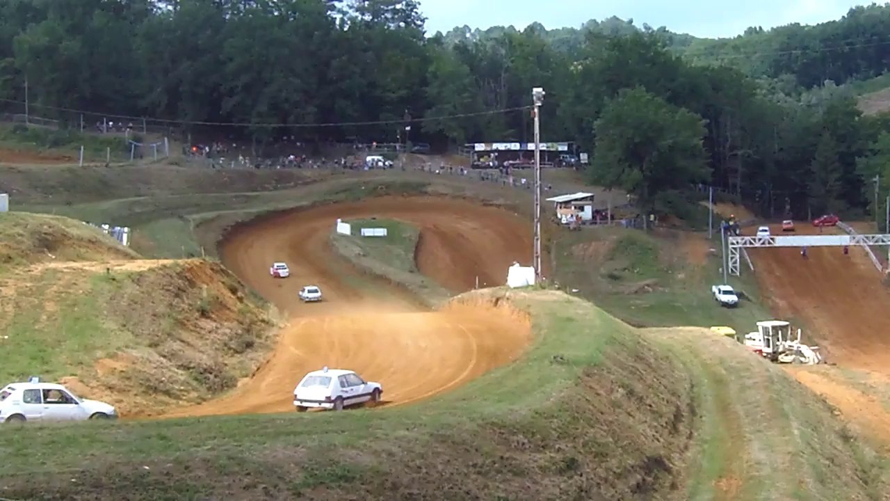 AUTOCROSS SARLAT NOCTURNE 2014 T3 1ere manche