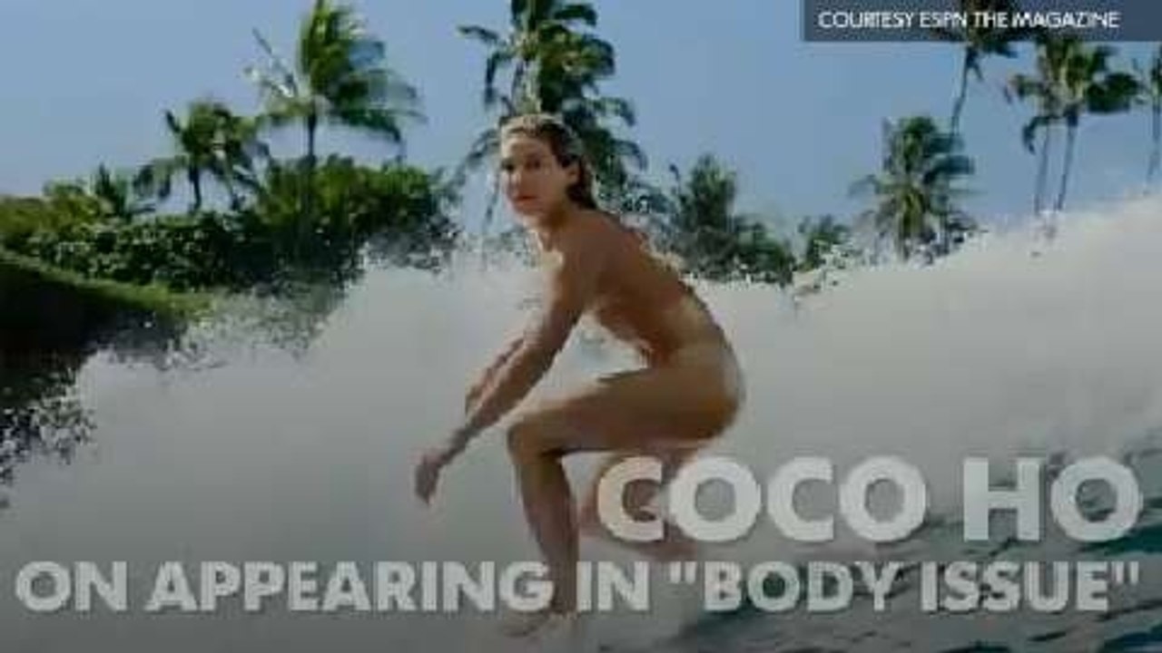 Nude coco ho Behind the