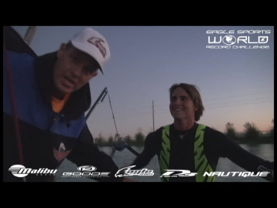 Nate Smith Barefooting with Chuck Gleason