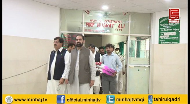 PAT Leadership Celebrate Eid with Injured PAT workers at Jinah Hospital