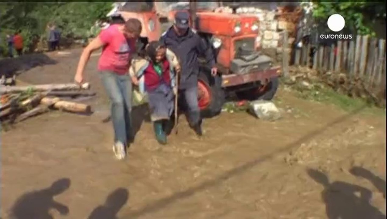 Pluie et inondations à travers l'Europe