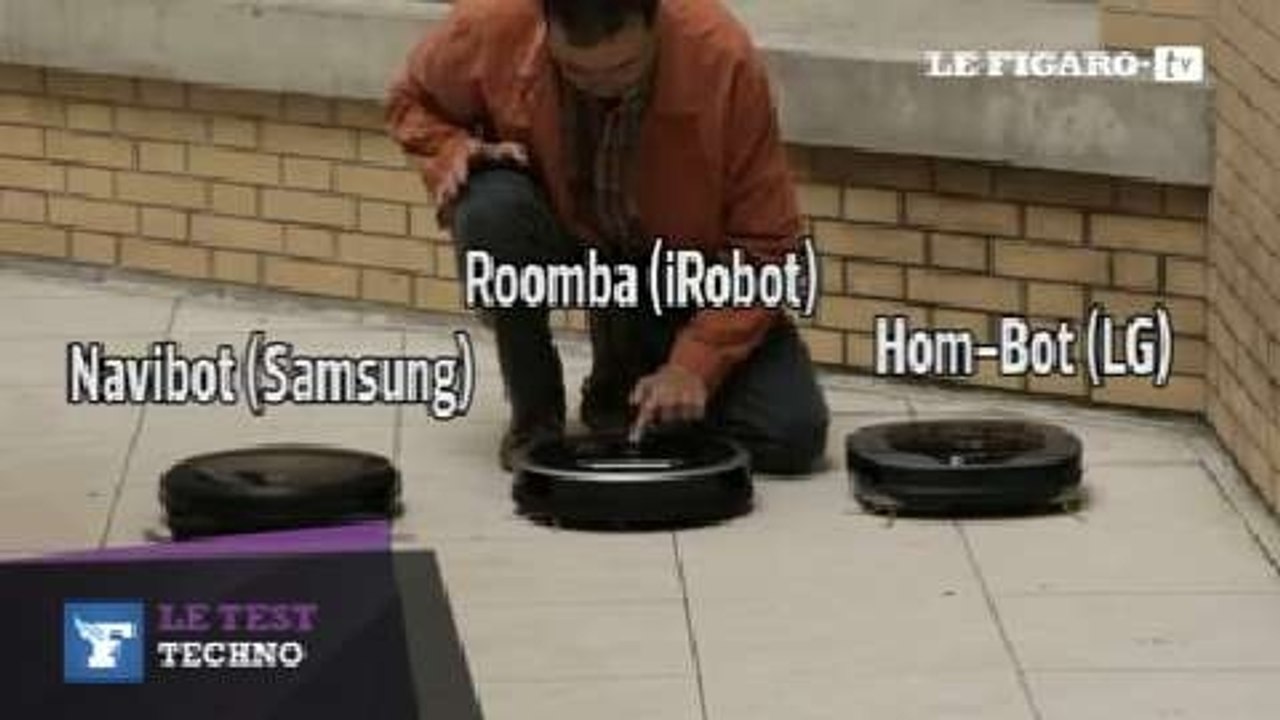 iRobot Roomba, Samsung Navibot, LG Hom-Bot : le test vidéo des aspirateurs robots