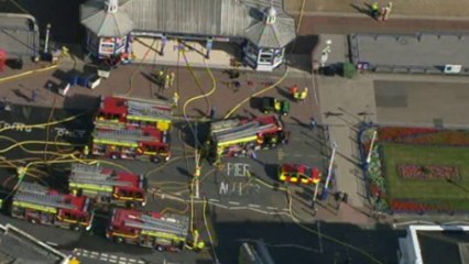 Fire rages on Eastbourne Pier as arcade catches alight