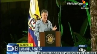 Critica pdte. Santos acciones bélicas de FARC cuando se busca la paz