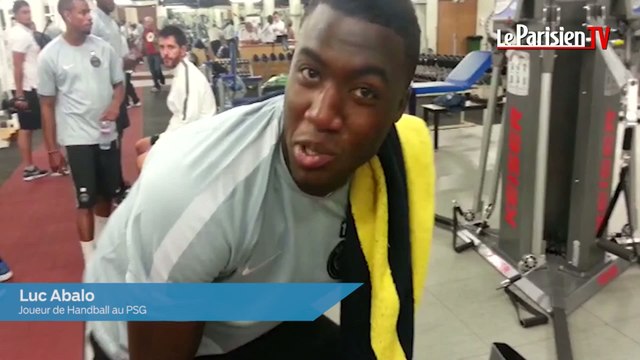 PSG Handball : séance de muscu en musique pour Luc Abalo