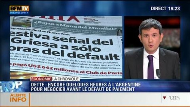 L'Éco du soir: Défaut de paiement: le compte à rebours s'accélère pour l'Argentine - 30/07