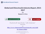 Insulin Market Worldwide and China Forecasts to 2017 by Trends, Share and Growth