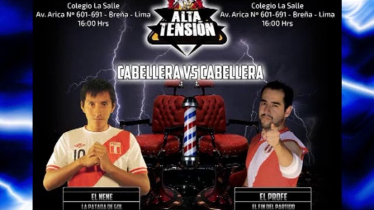 LWA Alta Tensión -Lucha de Cabelleras- Nene vs El Profe (2014-07-28)