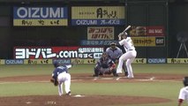 【プロ野球パ】サブローのタイムリーでロッテが同点に追いつく！ 2014 07 27 L-M