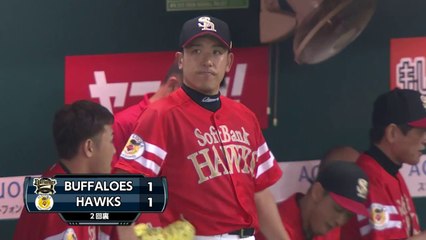 【プロ野球パ】細川が連日の活躍、大隣を援護する同点タイムリー！  2014 07 27 H-Bs
