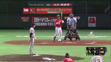 【プロ野球パ】首位攻防の緊張感、投手交代でルーキー東明に試練  2014 07 26 H-Bs