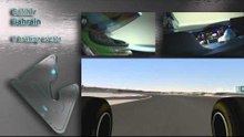 F1 Bahrain GP 2014 : Hamilton in the F1 simulator