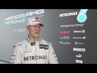 ミハエル・シューマッハ インタビュー W03発表