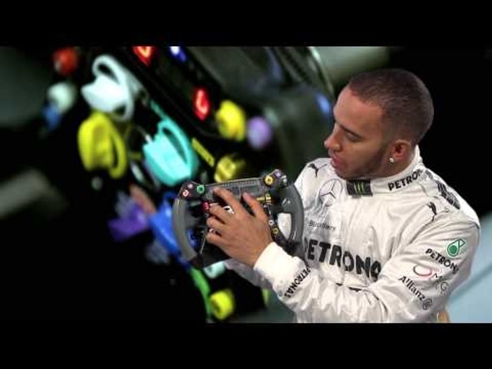 ハミルトン＆ロズベルグ　F1ステアリング解説