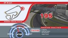 F1ブラジルGP　ブレーキングデータ