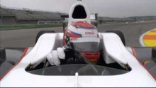 小林可夢偉 ザウバー C30 可変リアウイング 動作テスト