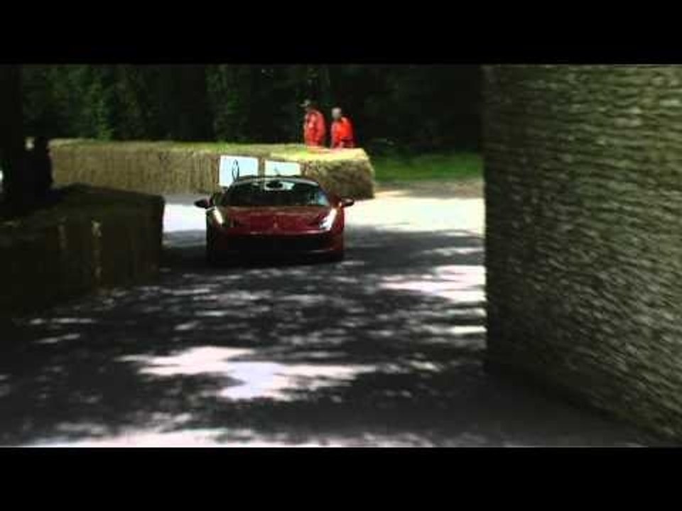 グッドウッド2012　フェラーリ新型458スパイダー