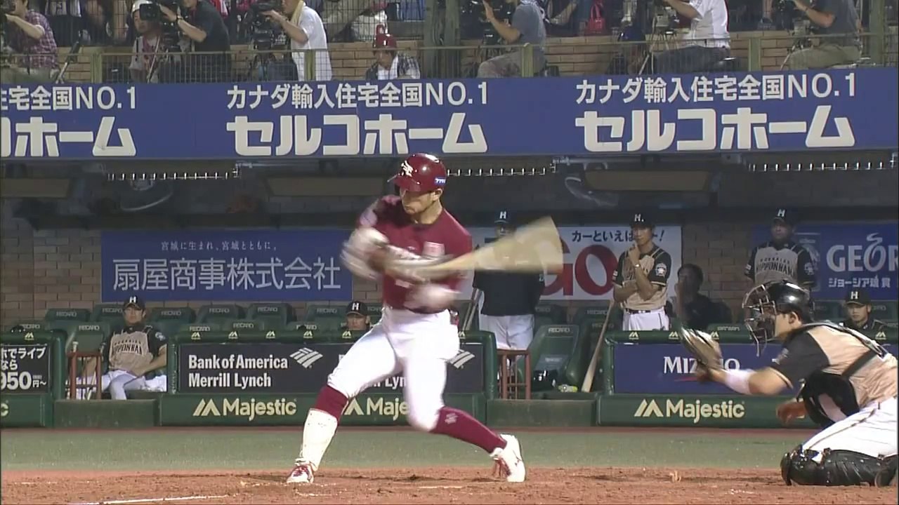 【プロ野球パ】大谷撃ち！星野監督復帰後初勝利へ岡島が勝ち越し適時打  2014 07 26 E-F