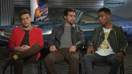 Need For Speed - Interview Kid Cudi & Ramon Rodriguez & Rami Malek (1) VO