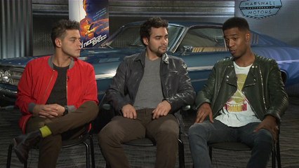 Need For Speed - Interview Kid Cudi & Ramon Rodriguez & Rami Malek (2) VO