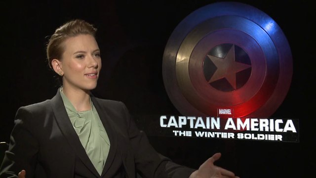 Captain America : Le Soldat de l'Hiver - Interview Scarlett Johansson (2) VO