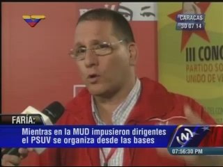 Diputado Farías: La MUD es un cadáver insepulto