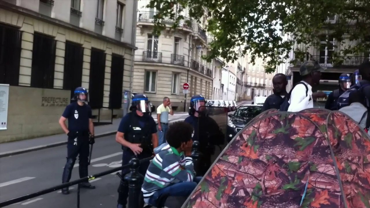 L'après expulsion du squat de la Moutonnerie à Nantes