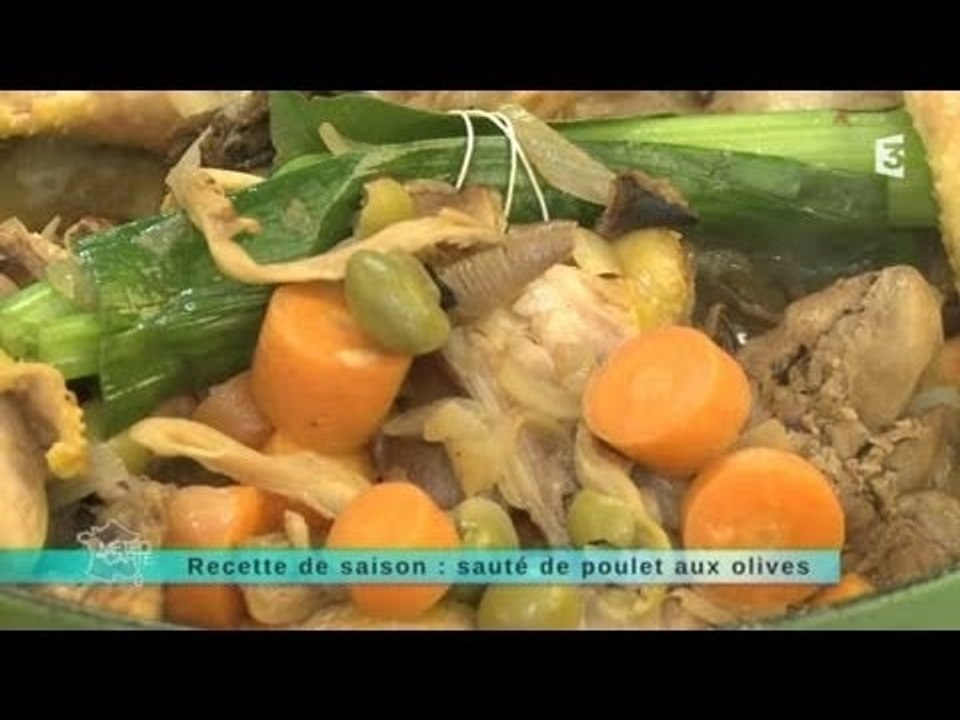 MALC 14/05/14 Recette de saison : sauté de poulet aux olives