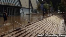 Water Main Break Causes Massive Flooding On UCLA Campus