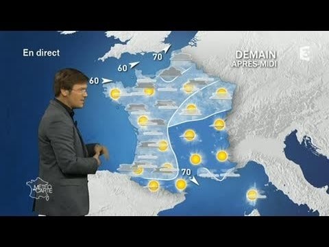Les prévisions météos à 9 jours du lundi 17 mars au mercredi 26 mars 2014