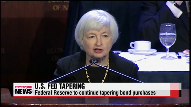 U.S. Fed continues to taper bond-buying program