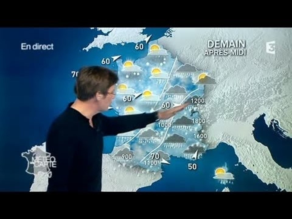 Les prévisions météos à 9 jours du vendredi 21 mars au dimanche 30 mars 2014