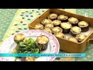MALC 06/05 Recette de saison : aubergines farcies à la provencale