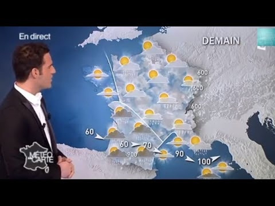 Retrouvez les prévisions météos à 9 jours du mercredi 25 décembre au vendredi 3 janvier 2014!
