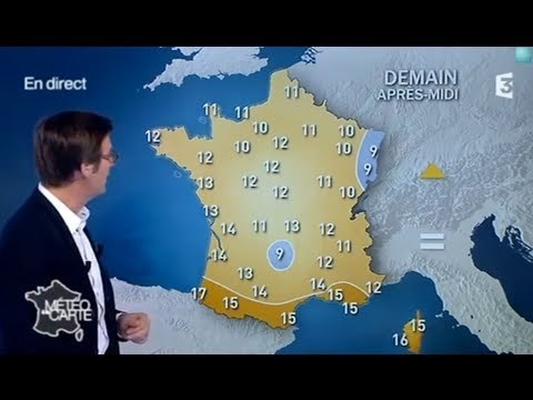 Les prévisions météos à 9 jours du mercredi 1er janvier au vendredi 10 janvier 2014
