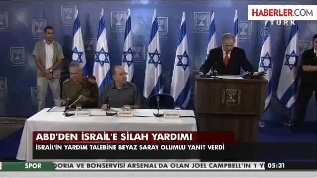 ABD, İsrail'e Mühimmat Vermeyi Sürdürüyor