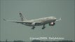 Fankfurt Airport Spotting. Airbus A330 Etihad Landing in the Rain + Other Planes