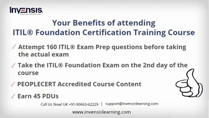 ITIL Foundation Certification Training Norwich | Free Exam Practice Test Download | Invensis Learning