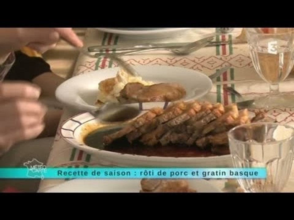 Recette De Saison Roti De Porc Et Gratin Basque Video Dailymotion