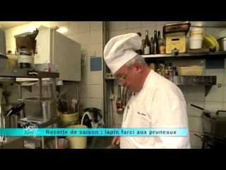 Lapin farci aux pruneaux - recette du 29 avril 2013