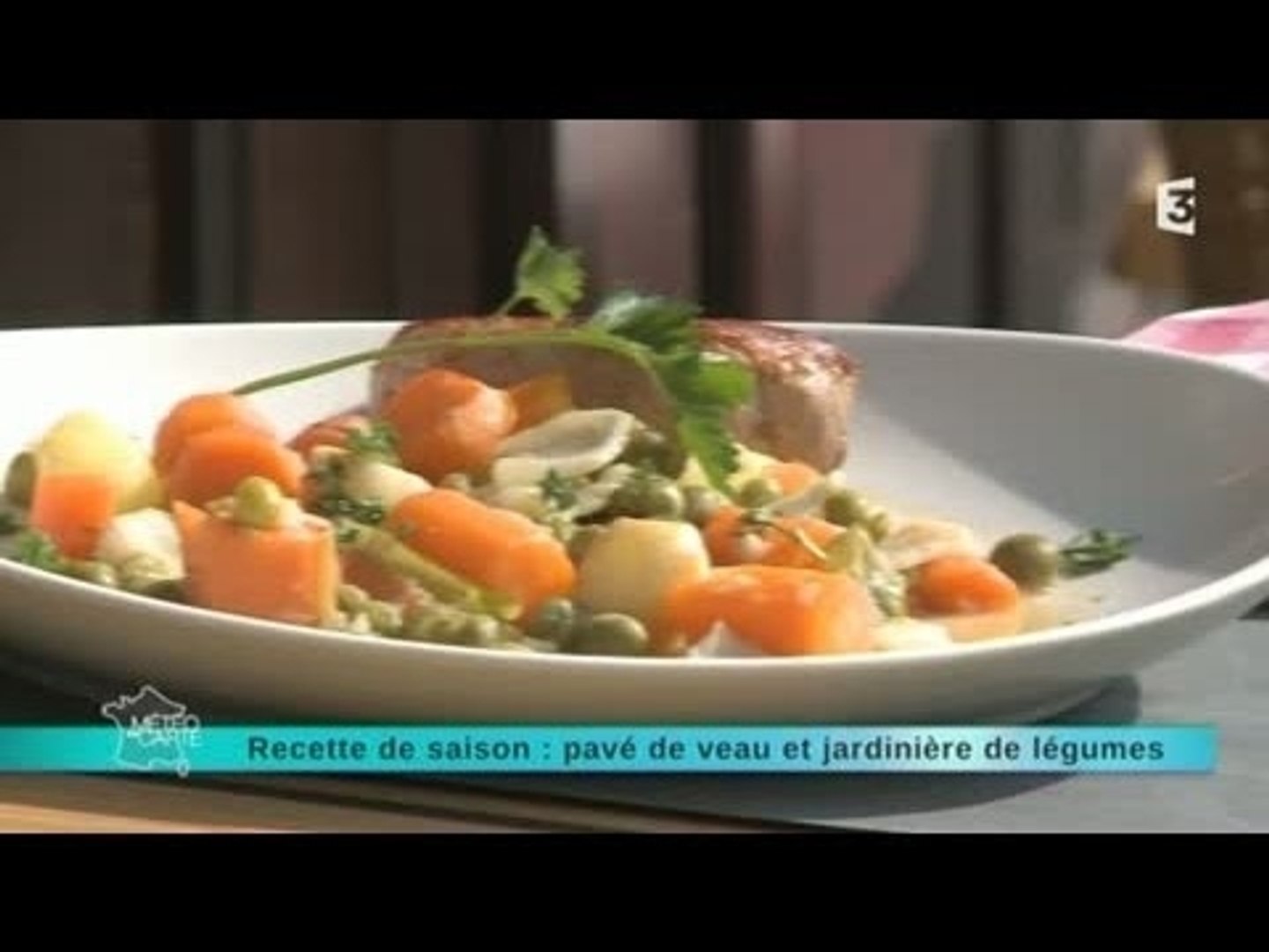 Recette De Saison Pave De Veau Et Jardiniere De Legumes Video