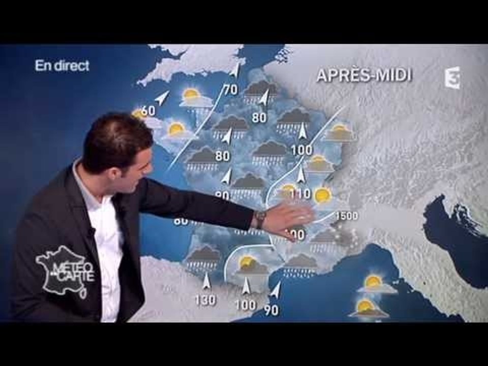 Les prévisions météos à 9 jours du mardi 24 décembre au jeudi 2 janvier 2014