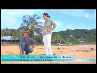 Erosion : le littoral guyanais en danger - 25 septembre 2013